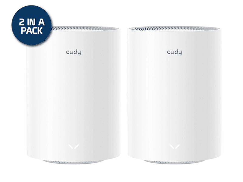 Cudy M3000  Dual Band WiFi 6 Ax3000 3000Mbps Multi-Gigabit Mesh 2-Pack