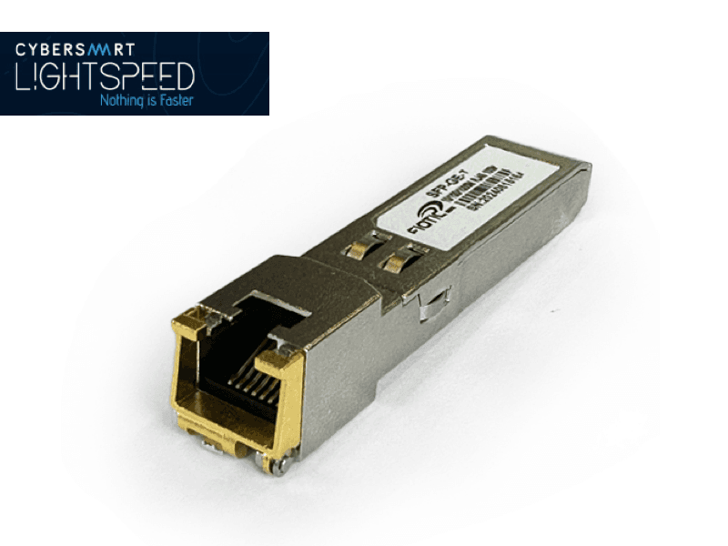 SFP to RJ45 Ethernet – 10/100/1000 Mbps (100m)